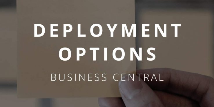 deployment option for business central header